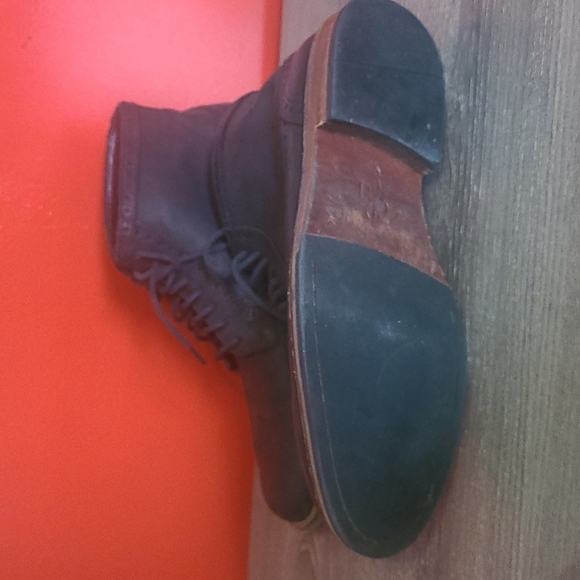 Cole haan black leather boots/shoes size 8 men - Picture 10 of 10